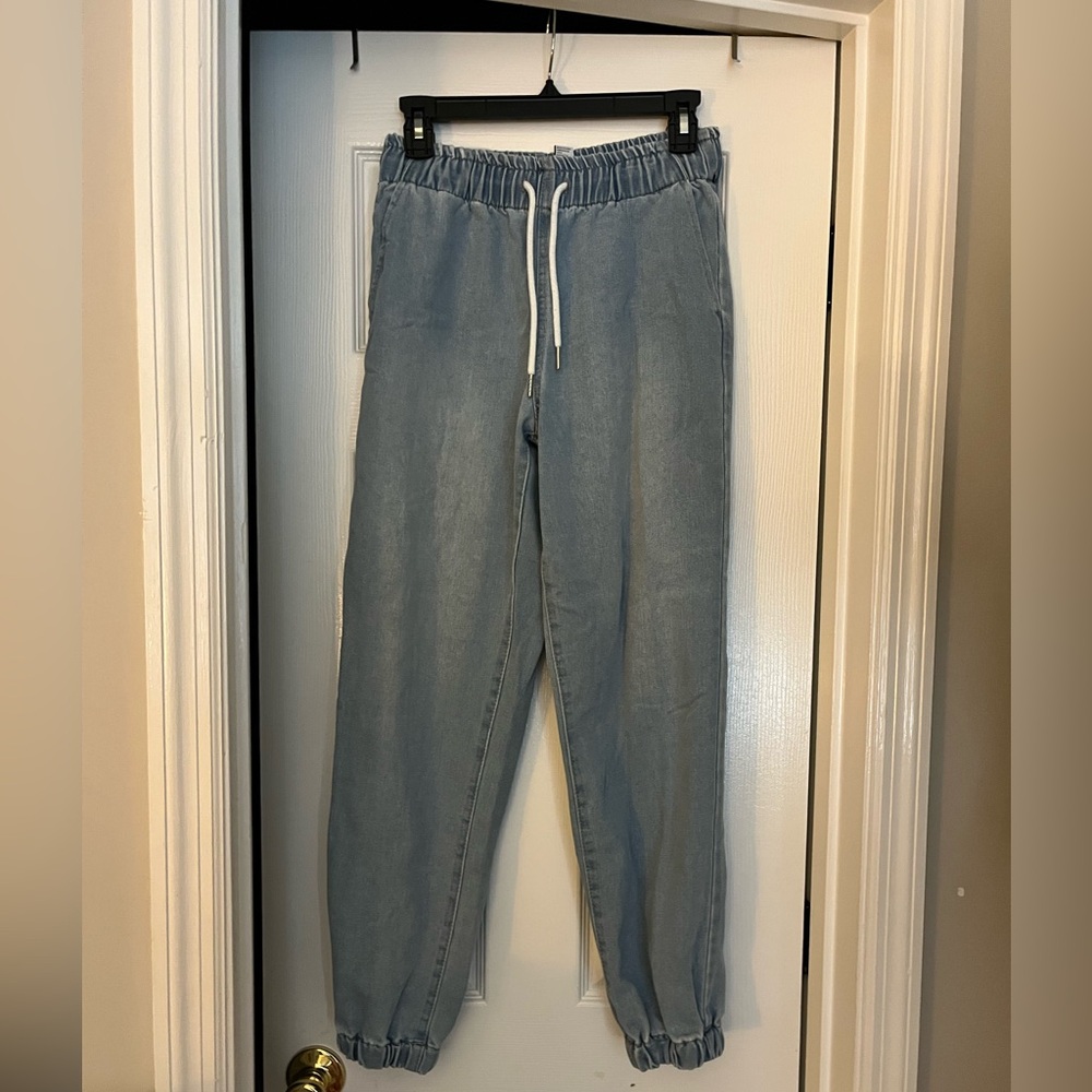 Forever 21 Denim Blue Joggers
